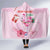 Bahamas Flamingo Christmas Hooded Blanket Merry Flocking