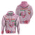 Bahamas Flamingo Christmas Hoodie Merry Flocking - Wonder Print Shop