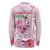 Bahamas Flamingo Christmas Long Sleeve Shirt Merry Flocking - Wonder Print Shop