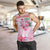 Bahamas Flamingo Christmas Men Tank Top Merry Flocking - Wonder Print Shop