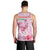 Bahamas Flamingo Christmas Men Tank Top Merry Flocking - Wonder Print Shop