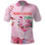 Bahamas Flamingo Christmas Polo Shirt Merry Flocking - Wonder Print Shop