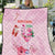 Bahamas Flamingo Christmas Quilt Merry Flocking - Wonder Print Shop