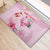 Bahamas Flamingo Christmas Rubber Doormat Merry Flocking - Wonder Print Shop