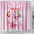 Bahamas Flamingo Christmas Shower Curtain Merry Flocking