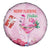 Bahamas Flamingo Christmas Spare Tire Cover Merry Flocking - Wonder Print Shop