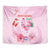 Bahamas Flamingo Christmas Tapestry Merry Flocking