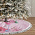 Bahamas Flamingo Christmas Tree Skirt Merry Flocking - Wonder Print Shop