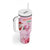 Bahamas Flamingo Christmas Tumbler With Handle Merry Flocking - Wonder Print Shop