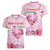 Bahamas Flamingo Christmas Women V-Neck T-Shirt Merry Flocking - Wonder Print Shop