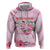 Bahamas Flamingo Christmas Zip Hoodie Merry Flocking - Wonder Print Shop