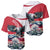 Austria Black Eagle Baseball Jersey Edelweiss with Austrian Flag - Wonder Print Shop