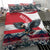 Austria Black Eagle Bedding Set Edelweiss with Austrian Flag - Wonder Print Shop