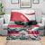 Austria Black Eagle Blanket Edelweiss with Austrian Flag