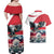 Austria Black Eagle Couples Matching Off Shoulder Maxi Dress and Hawaiian Shirt Edelweiss with Austrian Flag - Wonder Print Shop