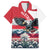 Austria Black Eagle Family Matching Long Sleeve Bodycon Dress and Hawaiian Shirt Edelweiss with Austrian Flag - Wonder Print Shop