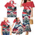 Austria Black Eagle Family Matching Mermaid Dress and Hawaiian Shirt Edelweiss with Austrian Flag - Wonder Print Shop