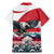 Austria Black Eagle Family Matching Mermaid Dress and Hawaiian Shirt Edelweiss with Austrian Flag - Wonder Print Shop