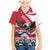 Austria Black Eagle Family Matching Mermaid Dress and Hawaiian Shirt Edelweiss with Austrian Flag - Wonder Print Shop