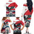 Austria Black Eagle Family Matching Off The Shoulder Long Sleeve Dress and Hawaiian Shirt Edelweiss with Austrian Flag - Wonder Print Shop