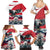 Austria Black Eagle Family Matching Summer Maxi Dress and Hawaiian Shirt Edelweiss with Austrian Flag - Wonder Print Shop