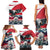 Austria Black Eagle Family Matching Tank Maxi Dress and Hawaiian Shirt Edelweiss with Austrian Flag - Wonder Print Shop