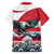 Austria Black Eagle Hawaiian Shirt Edelweiss with Austrian Flag - Wonder Print Shop