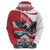 Austria Black Eagle Hoodie Edelweiss with Austrian Flag - Wonder Print Shop