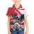 Austria Black Eagle Kid Hawaiian Shirt Edelweiss with Austrian Flag - Wonder Print Shop