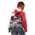 Austria Black Eagle Kid Hoodie Edelweiss with Austrian Flag - Wonder Print Shop