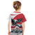 Austria Black Eagle Kid T Shirt Edelweiss with Austrian Flag - Wonder Print Shop