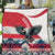 Austria Black Eagle Quilt Edelweiss with Austrian Flag - Wonder Print Shop