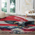 Austria Black Eagle Round Carpet Edelweiss with Austrian Flag