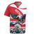 Austria Black Eagle Rugby Jersey Edelweiss with Austrian Flag - Wonder Print Shop