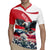 Austria Black Eagle Rugby Jersey Edelweiss with Austrian Flag - Wonder Print Shop