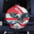 Austria Black Eagle Spare Tire Cover Edelweiss with Austrian Flag