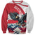 Austria Black Eagle Sweatshirt Edelweiss with Austrian Flag - Wonder Print Shop