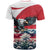 Austria Black Eagle T Shirt Edelweiss with Austrian Flag - Wonder Print Shop