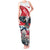 Austria Black Eagle Tank Maxi Dress Edelweiss with Austrian Flag - Wonder Print Shop