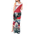 Austria Black Eagle Tank Maxi Dress Edelweiss with Austrian Flag - Wonder Print Shop