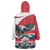 Austria Black Eagle Wearable Blanket Hoodie Edelweiss with Austrian Flag - Wonder Print Shop