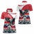 Austria Black Eagle Women Polo Shirt Edelweiss with Austrian Flag - Wonder Print Shop