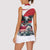 Austria Black Eagle Women Sleeveless Polo Shirt Edelweiss with Austrian Flag - Wonder Print Shop