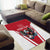 Custom Austria Football Area Rug Das Team With Eagle Mascot - Wonder Print Shop