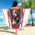 Custom Austria Football Beach Blanket Das Team With Eagle Mascot - Wonder Print Shop