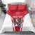 Custom Austria Football Bedding Set Das Team With Eagle Mascot - Wonder Print Shop