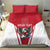 Custom Austria Football Bedding Set Das Team With Eagle Mascot - Wonder Print Shop