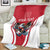 Custom Austria Football Blanket Das Team With Eagle Mascot