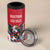 Custom Austria Football 4 in 1 Can Cooler Tumbler Das Team With Eagle Mascot - Wonder Print Shop