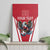 Custom Austria Football Canvas Wall Art Das Team With Eagle Mascot - Wonder Print Shop